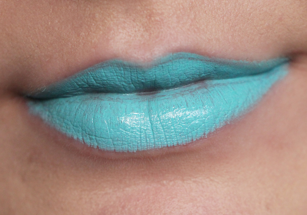 Leather Lipstick Keeper: Blue
