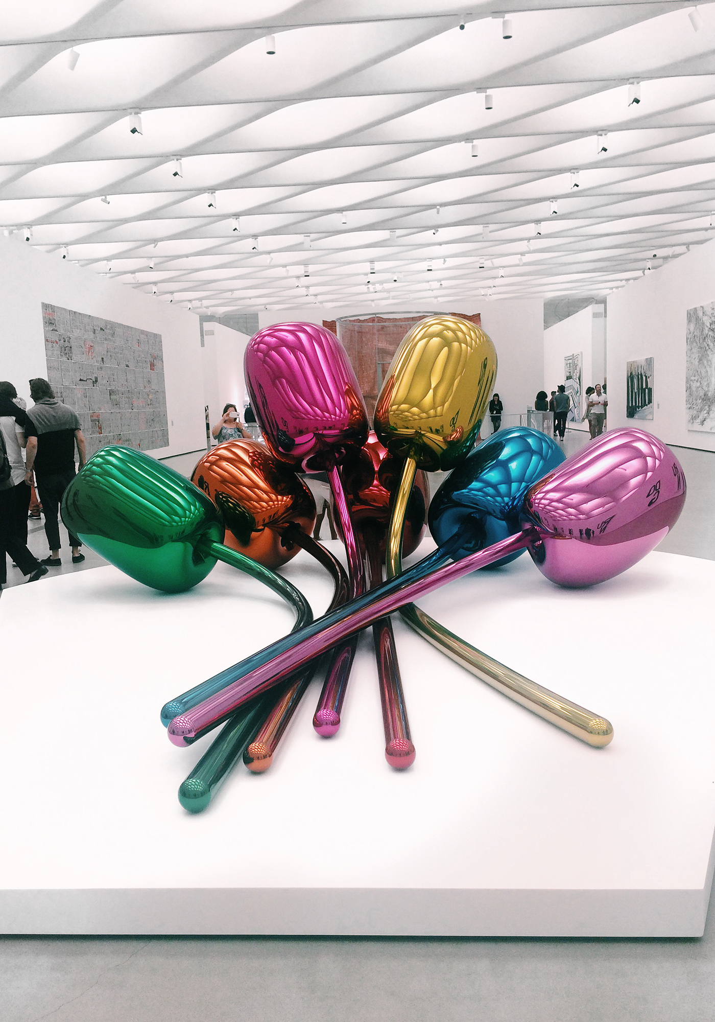The Broad Museum Downtown Los Angeles Jeff Koons Tulips 1995-2004